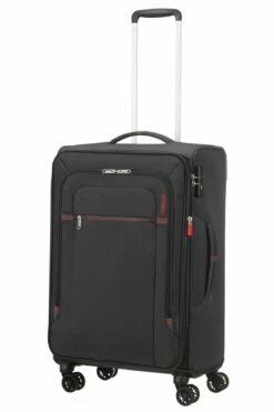 American Tourister Maleta Mediana 67 Cm 4R Exp. A.T. Crosstrack Gris (Grey-Red) -Viajar Tienda de ventas 32255