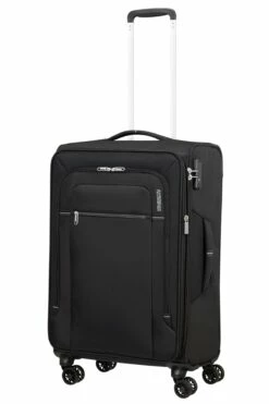 American Tourister Maleta Mediana 67 Cm 4R Exp. A.T. Crosstrack Negro (Black-Grey) -Viajar Tienda de ventas 32256