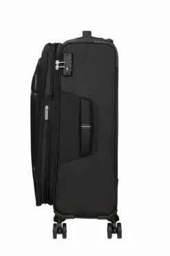 American Tourister Maleta Mediana 67 Cm 4R Exp. A.T. Crosstrack Negro (Black-Grey) -Viajar Tienda de ventas 32258