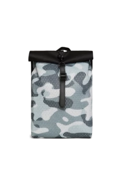 Mochila Rains Rolltop Rucksack Mesh Mini W3 Camuflaje (Camo)
