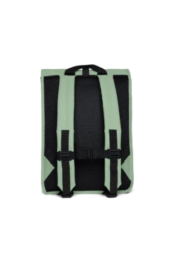 Mochila Rains Rolltop Rucksack W3 Verde Claro (Haze) -Viajar Tienda de ventas 32625