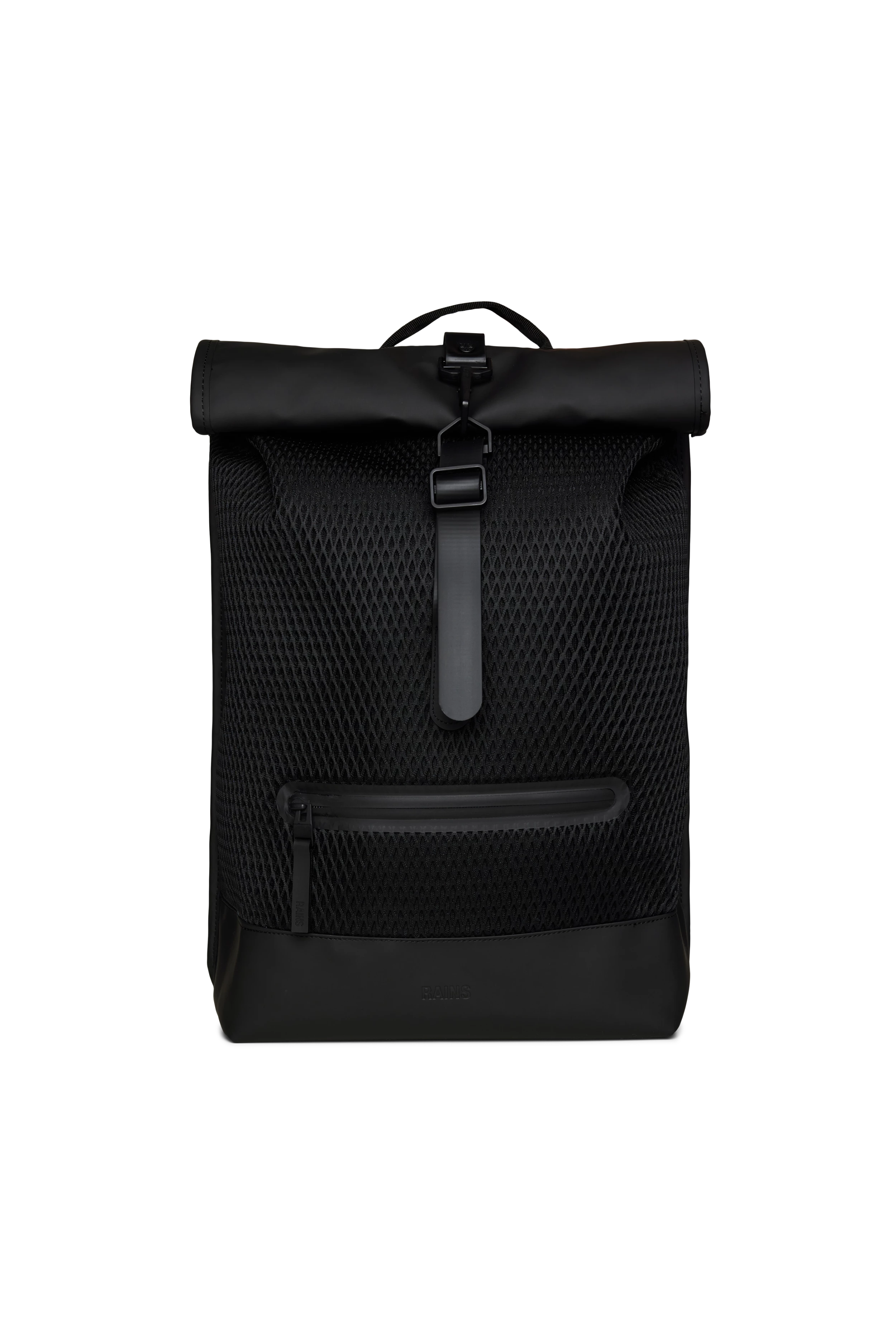 Mochila Rains Rolltop Rucksack Mesh W3 Negro (Black) 3 Mochila Rains Rolltop Rucksack Mesh W3 Negro (Black)