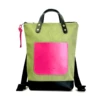 Mochila Mini Impermeable DZ Verde-Rosa -Viajar Tienda de ventas 32759
