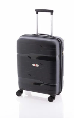 Maleta Cabina 55 Cm 4 Ruedas Exp Gladiator Boxing Negro