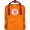 FJÄLLRÄVEN Mochila FjällRäven Kanken Mini Naranja (Burnt Orange / Deep Red) -Viajar Tienda de ventas 9802